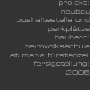 Neubau Bushaltestelle und Parkplätze